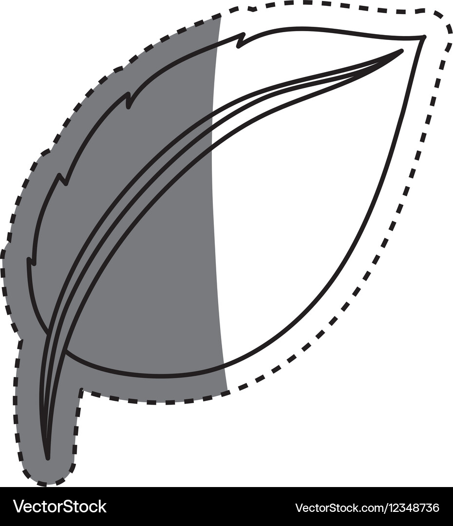 Leaf natural concept Royalty Free Vector Image