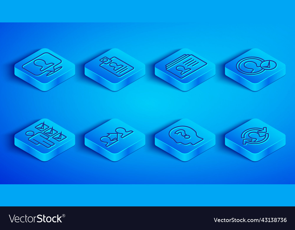 Set line location with person identification vector image Set line location with person identification