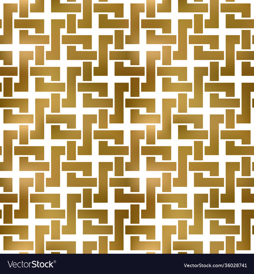 Abstract repeatable background golden twisted vector image Abstract repeatable background golden twisted