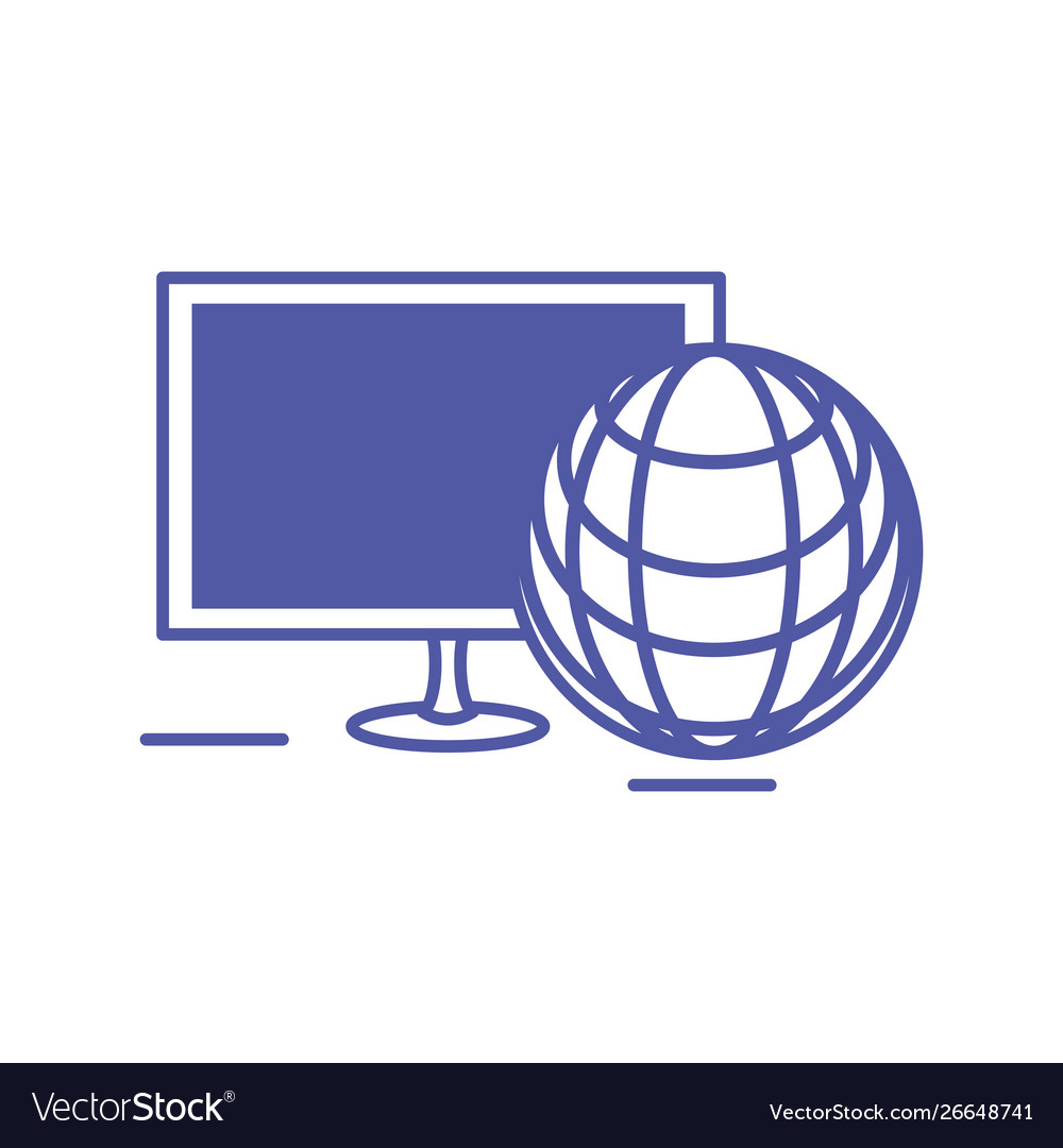 Computer monitor with sphere browser