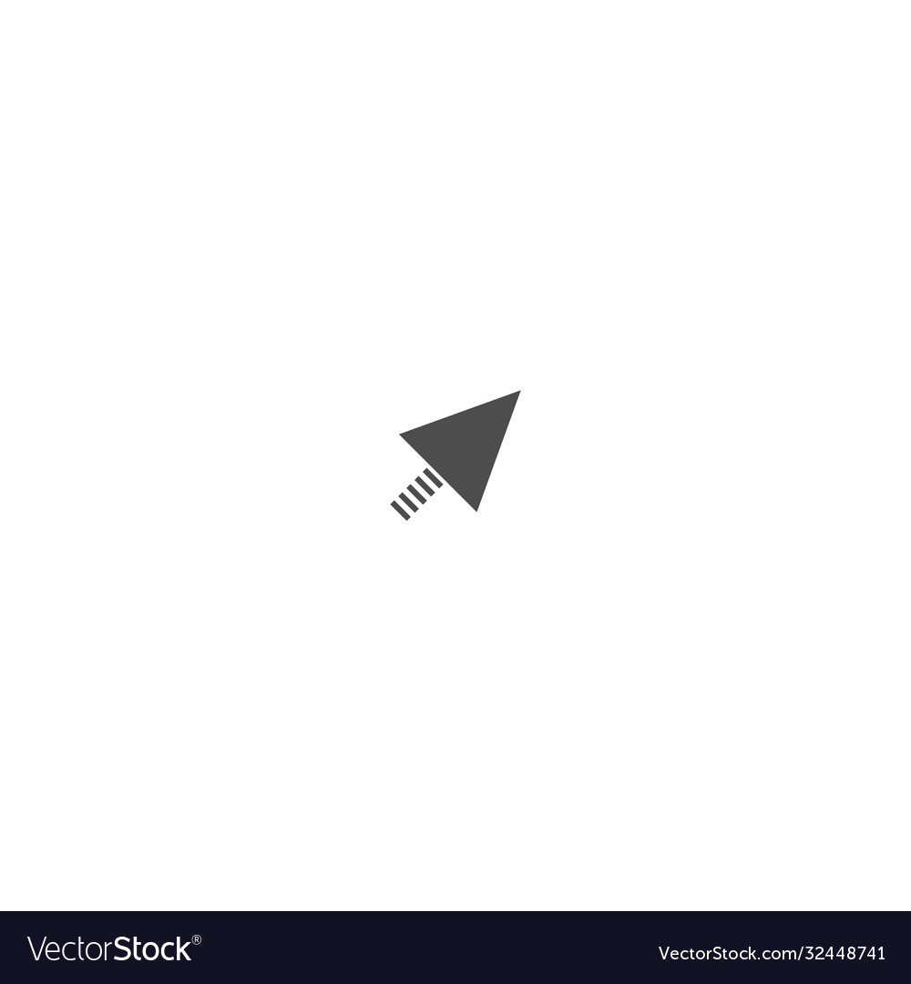 Mouse cursor pointer icon logo vector image Mouse cursor pointer icon logo