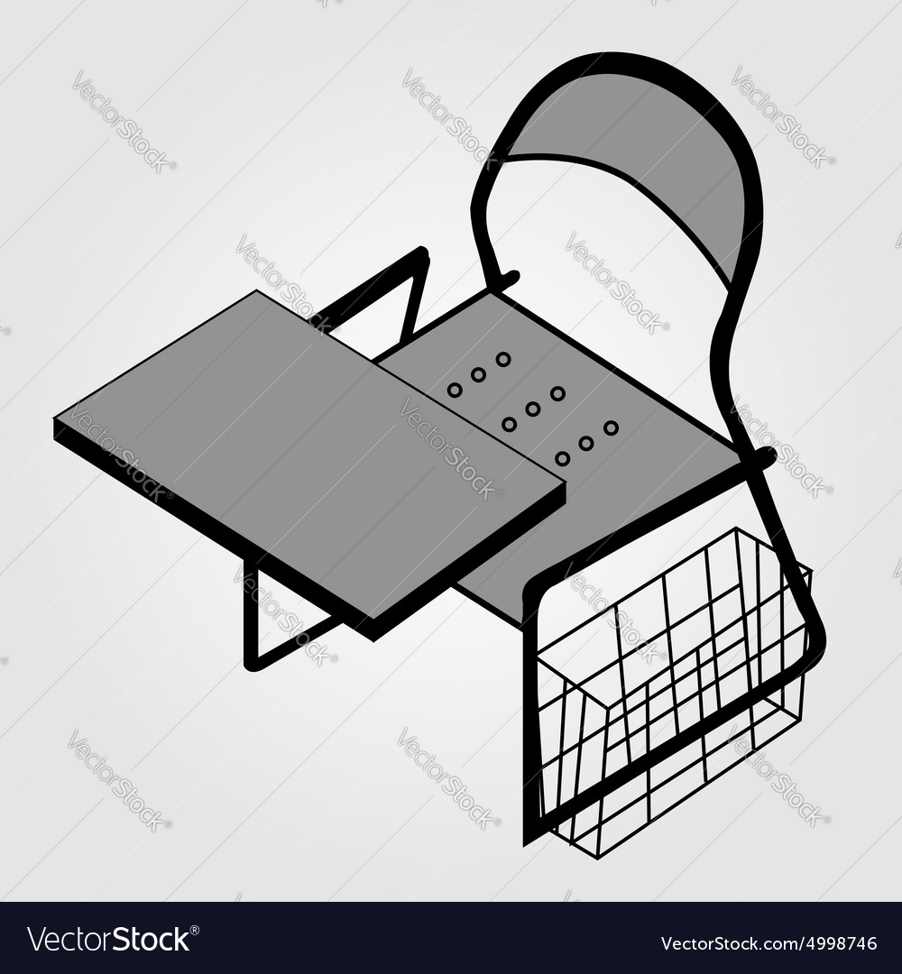 3d view of a drafting table used by designers