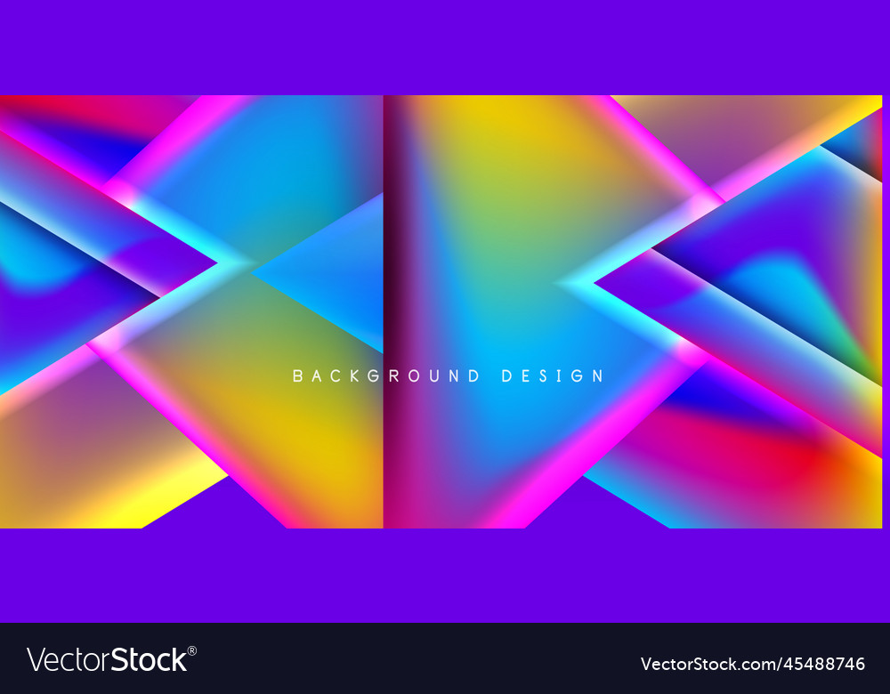 Abstract background with overlapping triangles Vector Image Abstract background with overlapping triangles