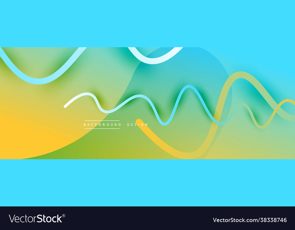 Abstract gradient background with wave line vector image Abstract gradient background with wave line