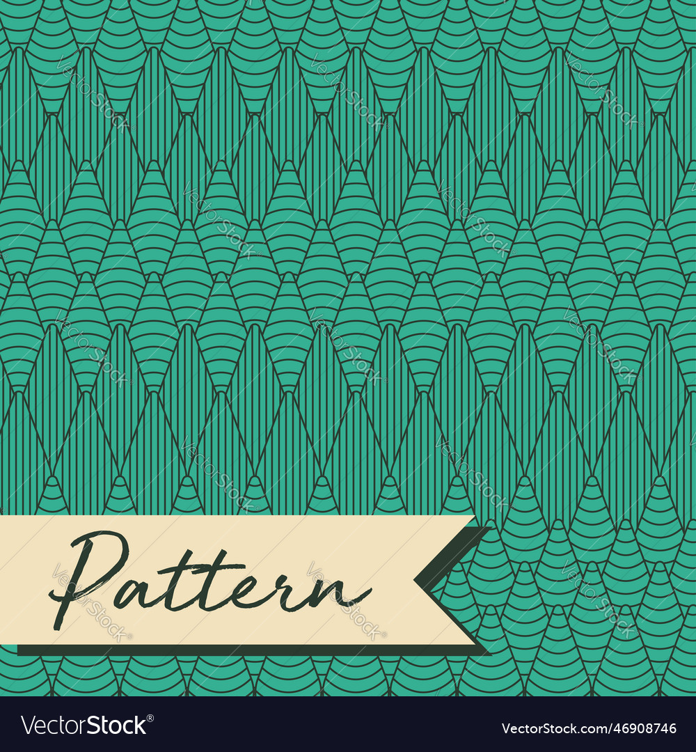 Abstract liner wave lines seamless pattern vector image Abstract liner wave lines seamless pattern