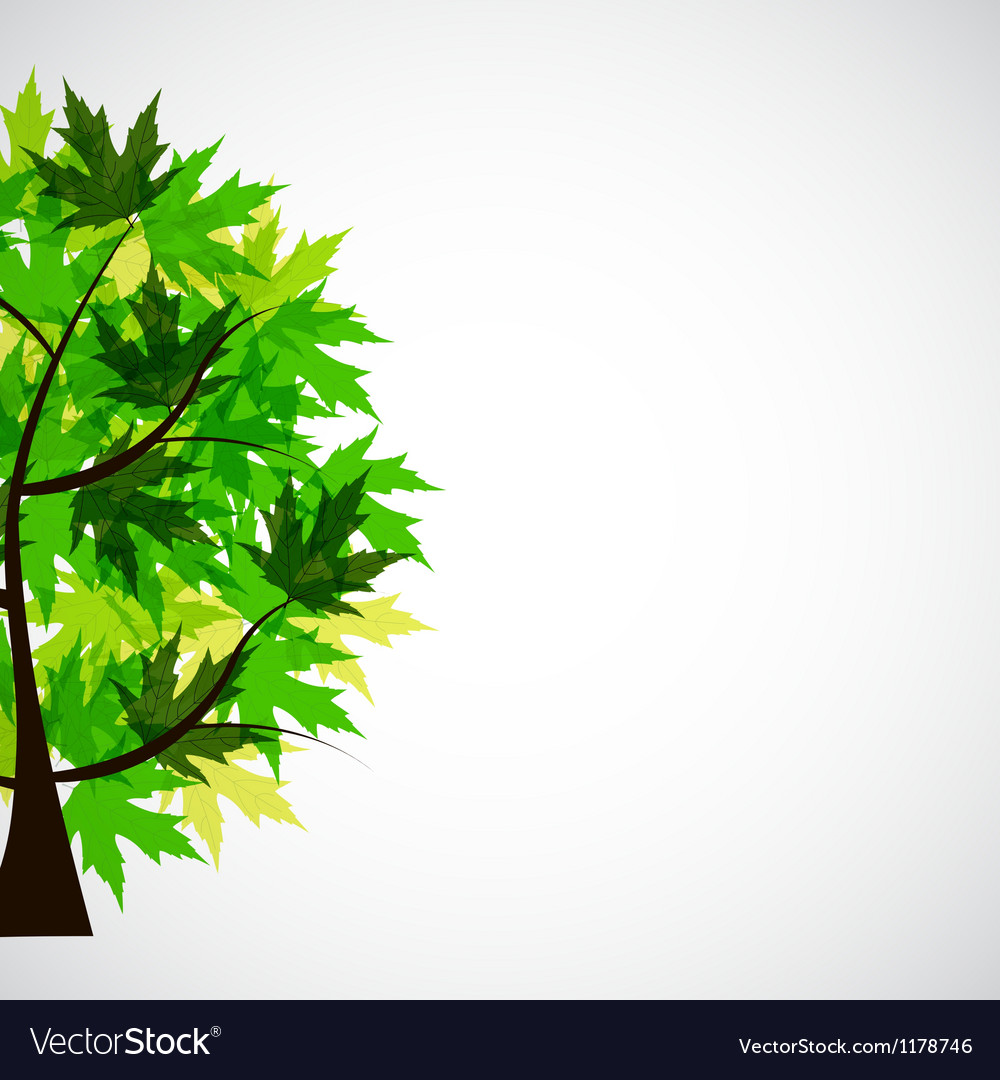 Abstract spring tree