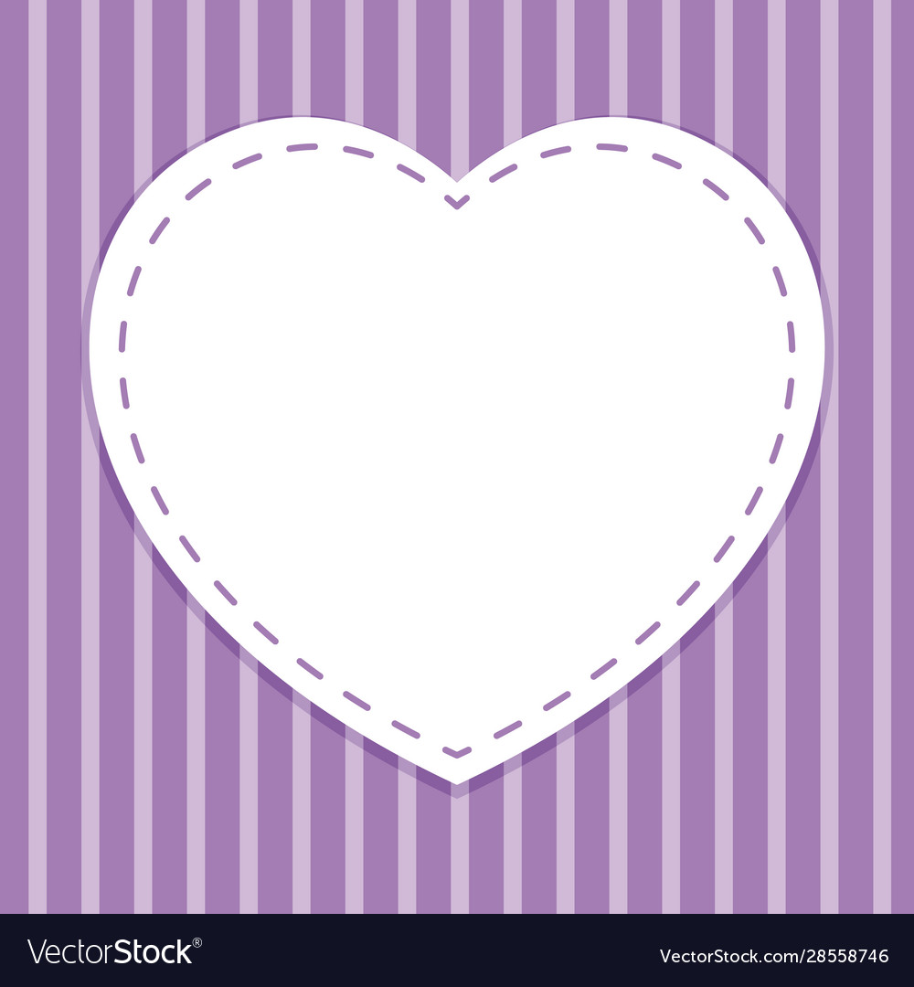 Background template with heart frame
