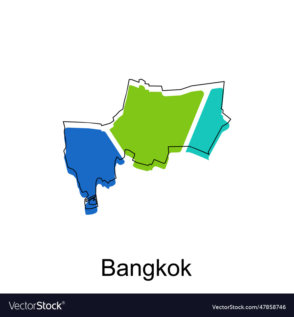 Bangkok Map Of Thailand Design Template Royalty Free Vector bangkok-map-of-thailand-design-template-royalty-free-vector