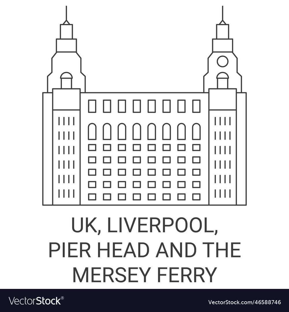 England Leberpool Pier Kopf und die Mersey Fähre