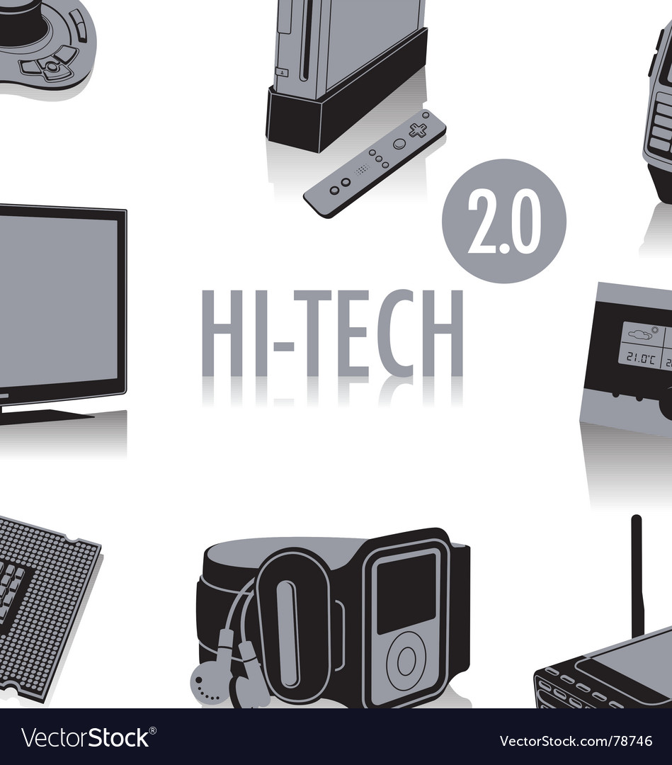 High Tech Silhouettes - Tech Objects