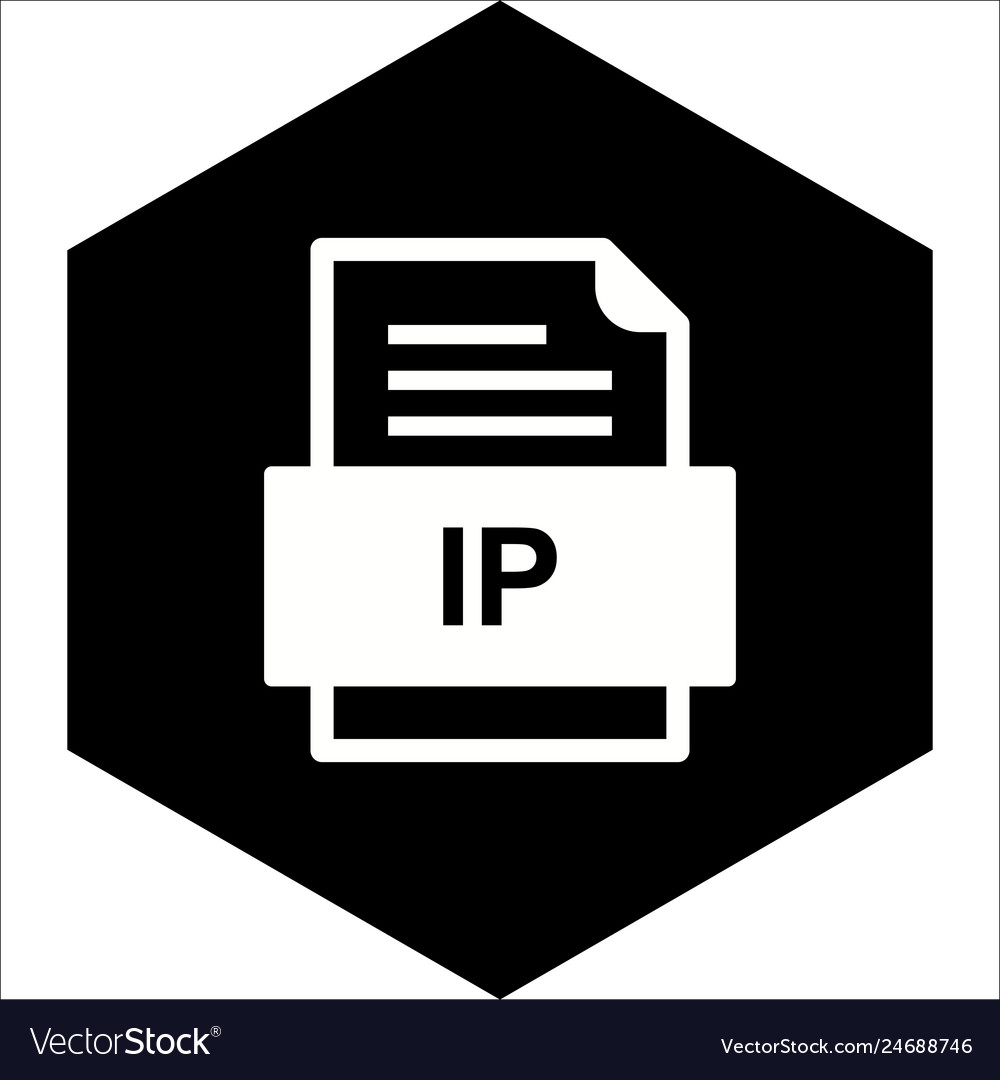 Ip file document icon
