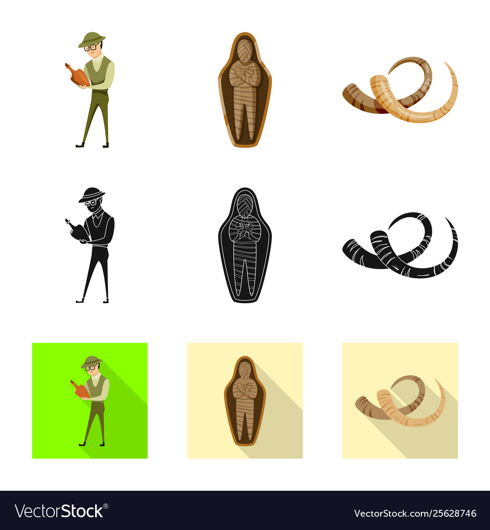 Isolated object story and items sign vector image Isolated object story and items sign
