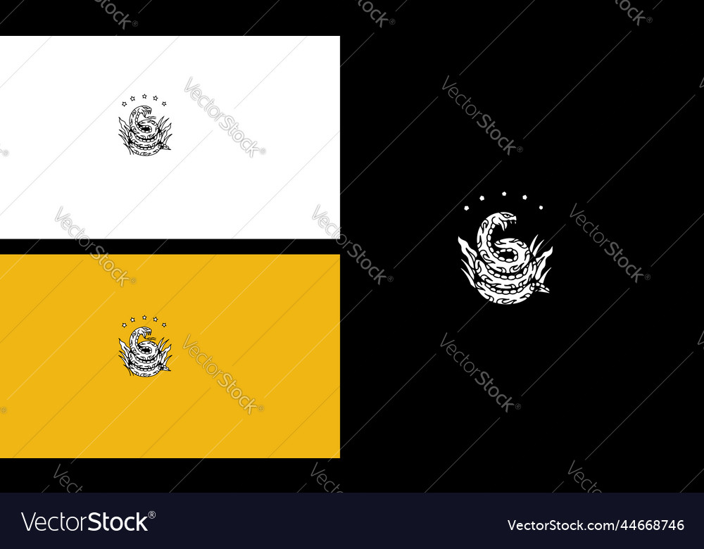 King cobra with bone outline design