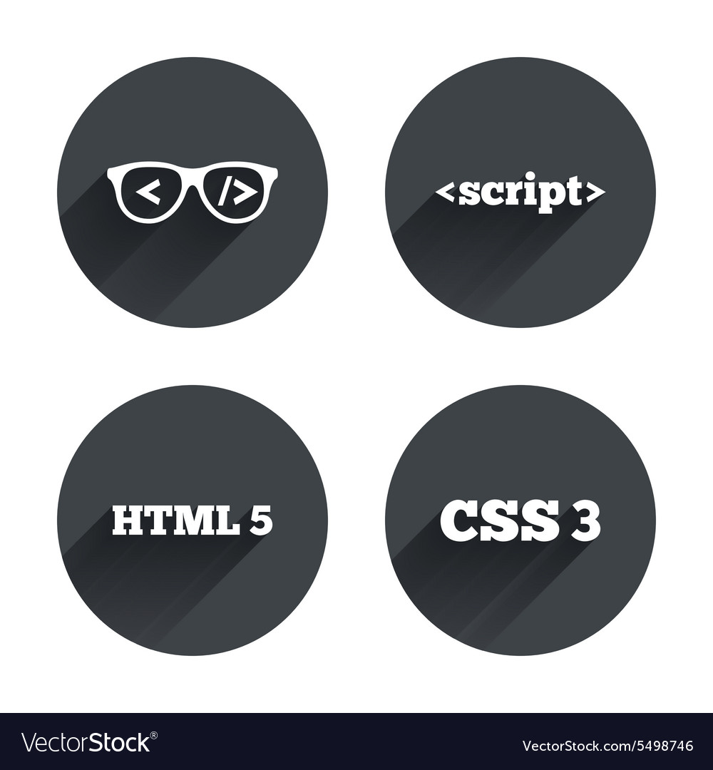 Programmierer Codierer Gläser html Markup Sprache
