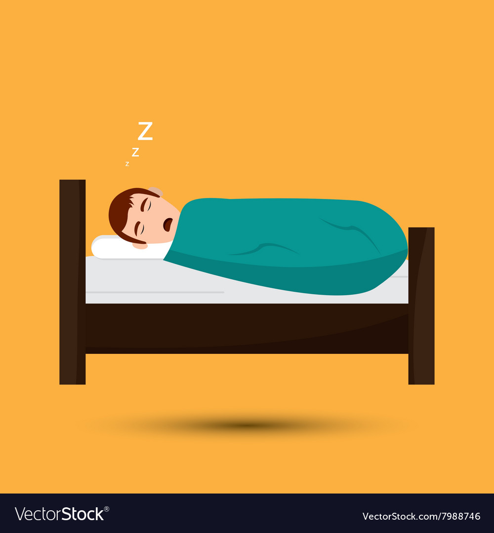 Resting and sleep design Royalty Free Vector Image