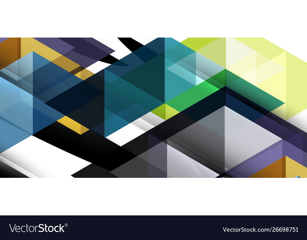 Abstract triangle pattern colorful backdrop