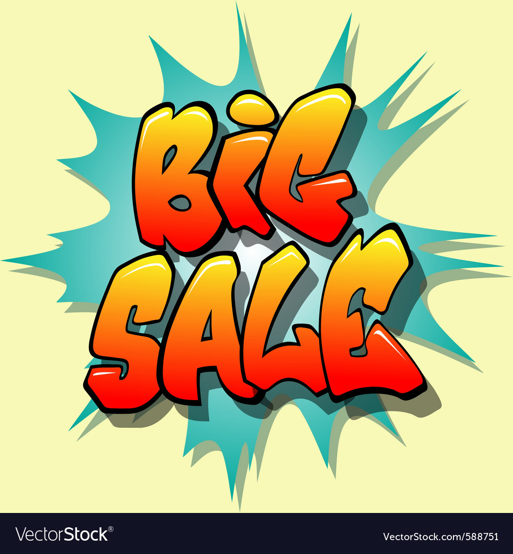 big sale sign