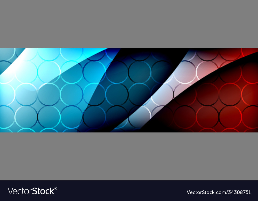 Fluid gradient neon color waves abstract vector image Fluid gradient neon color waves abstract
