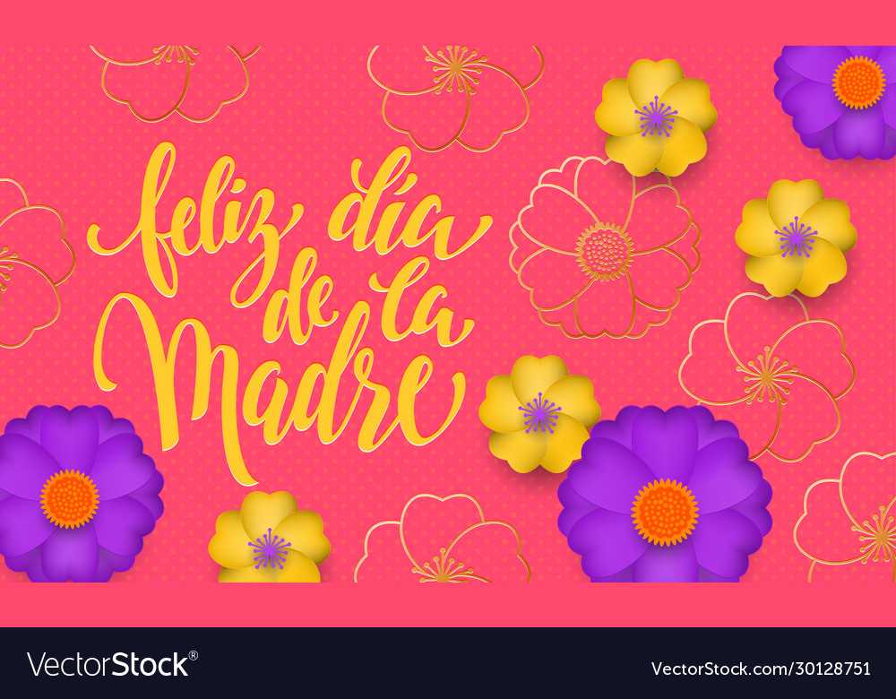 mothers-day-in-spanish-with-yellow-blue-flower-vector-image