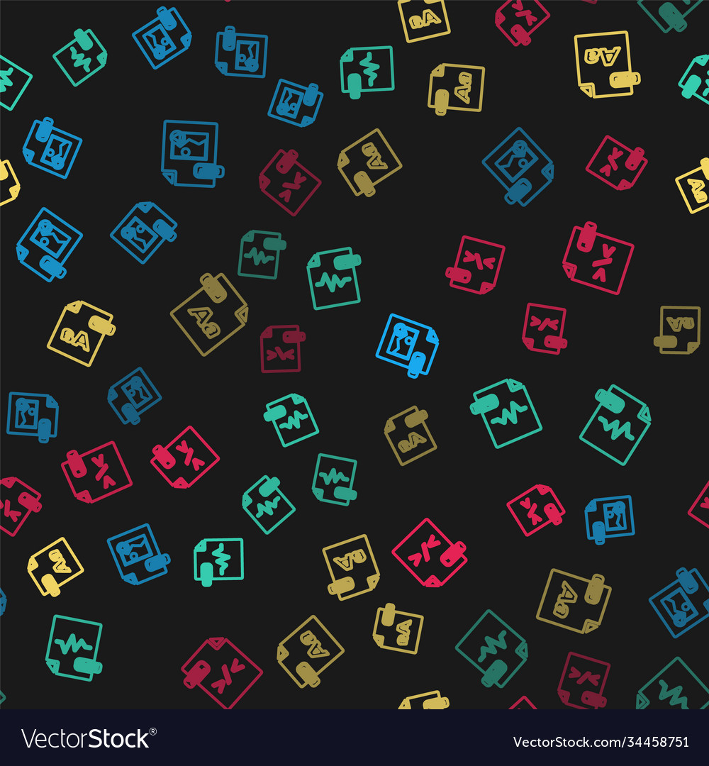 Seamless File Icons Pattern