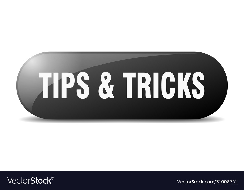 Tipps Tricks Taste Zeichen Taste drücken Vector Image Tipps Tricks Taste Zeichen Taste drücken