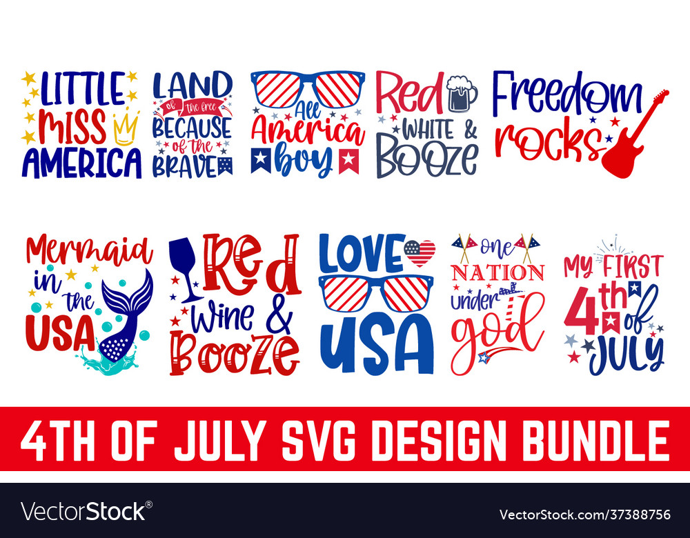 4th of July Cut File - Patriotic Bundle