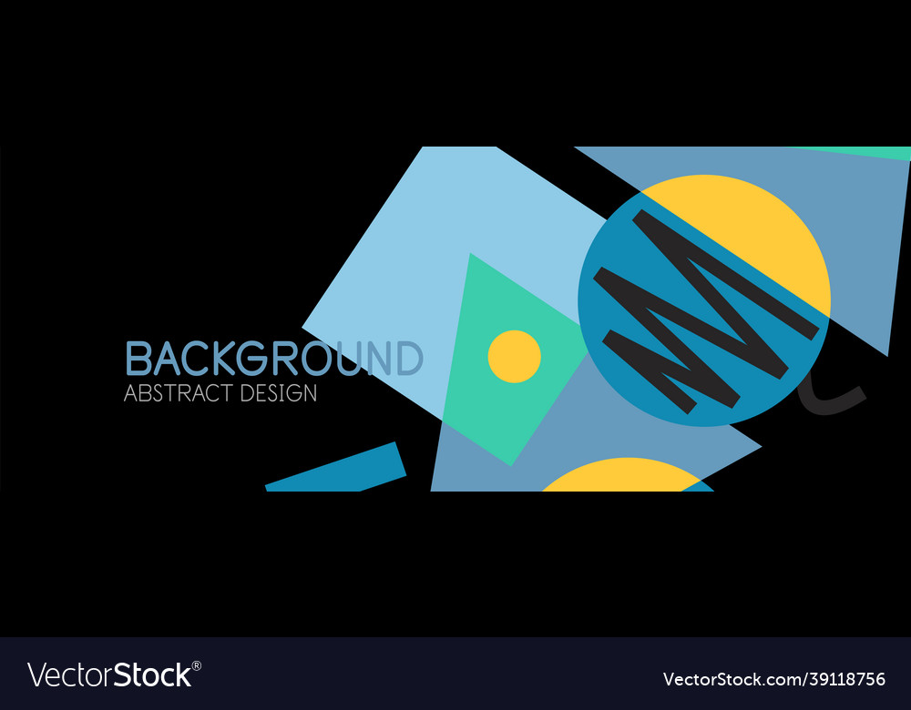 Abstract background blocks lines triangles vector image Abstract background blocks lines triangles