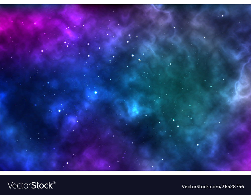 Background An Infinite Space With Stars Royalty Free Vector