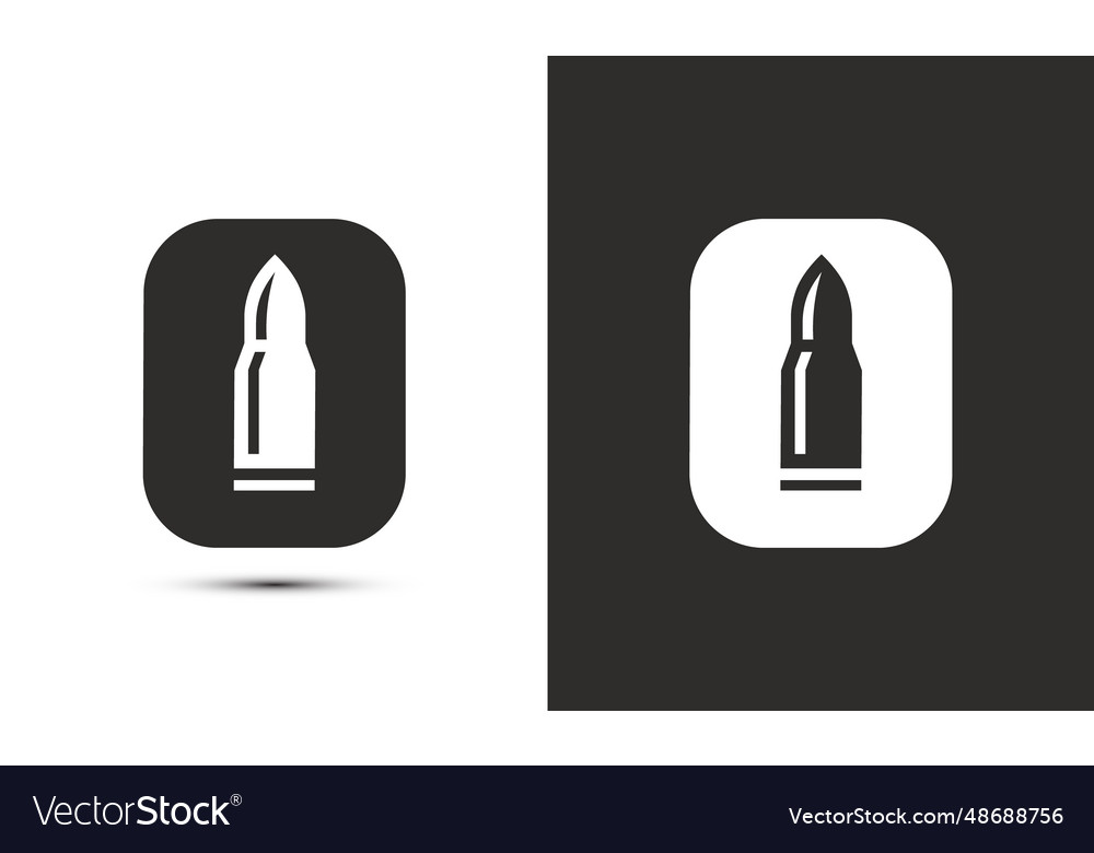 Modern logo design initial o combine with bullet