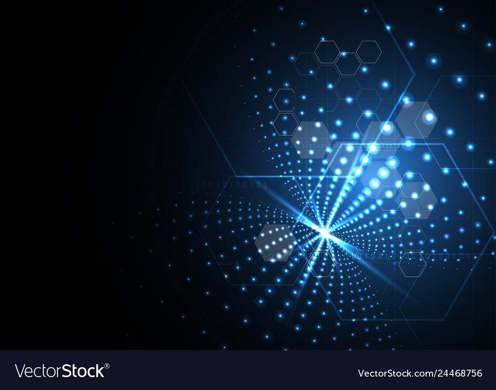 Technological encryption concept abstract