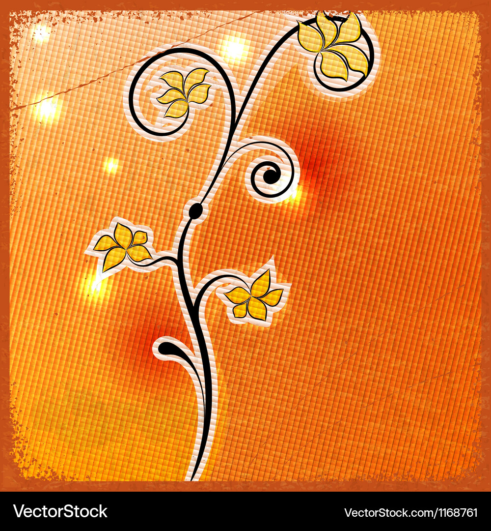 Abstract flower Royalty Free Vector Image - VectorStock