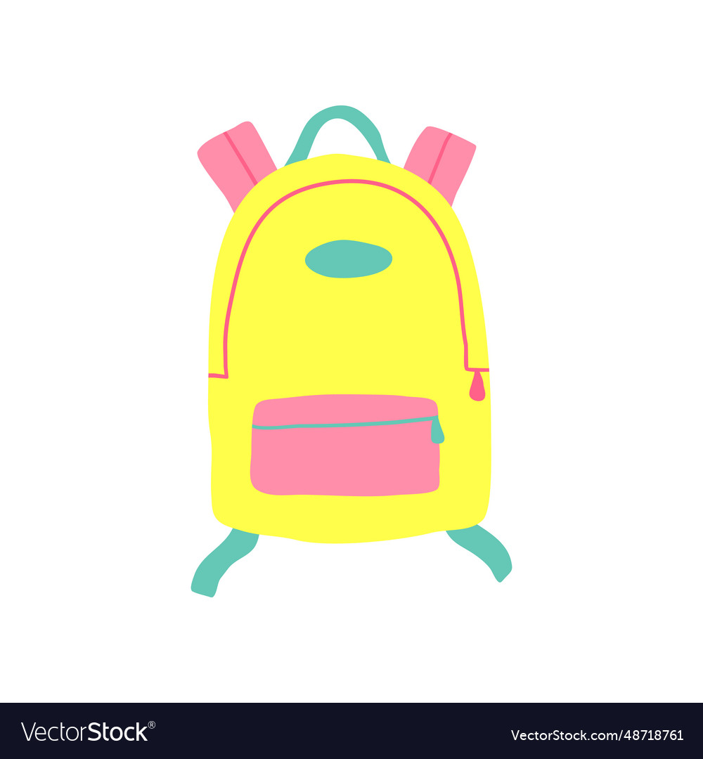 Cartoon color travel suitcase bag Royalty Free Vector Image