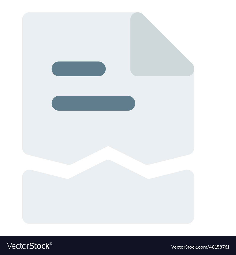 Due to file corruption data has been lost