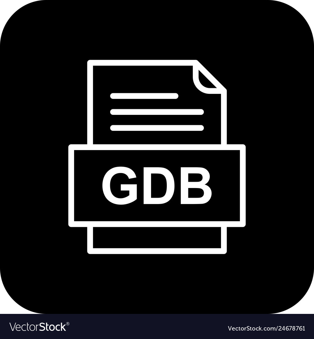 Gdb file document icon