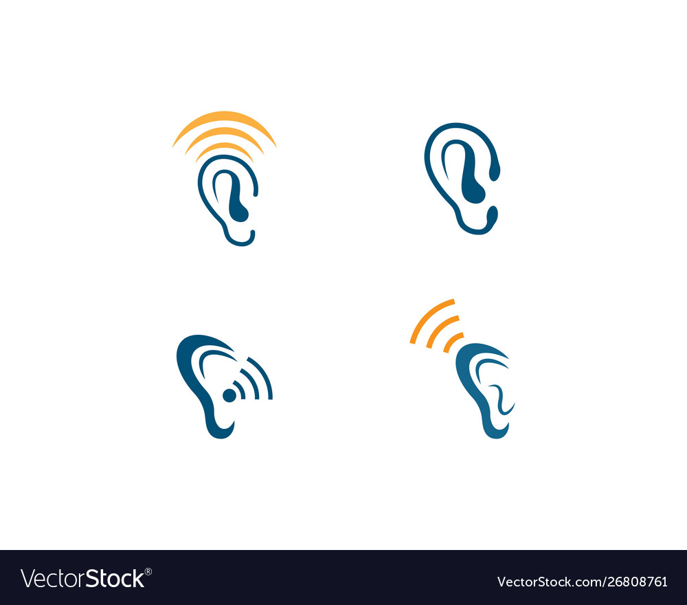 Hearing logo template