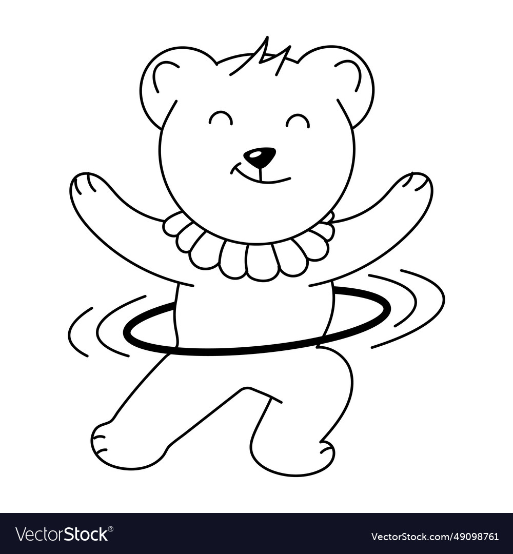 Hula hoop Royalty Free Vector Image - VectorStock