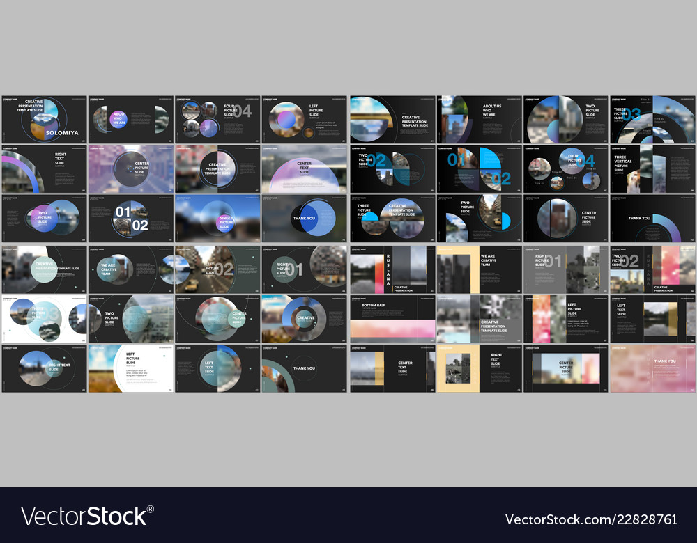 Minimal presentations design portfolio Royalty Free Vector