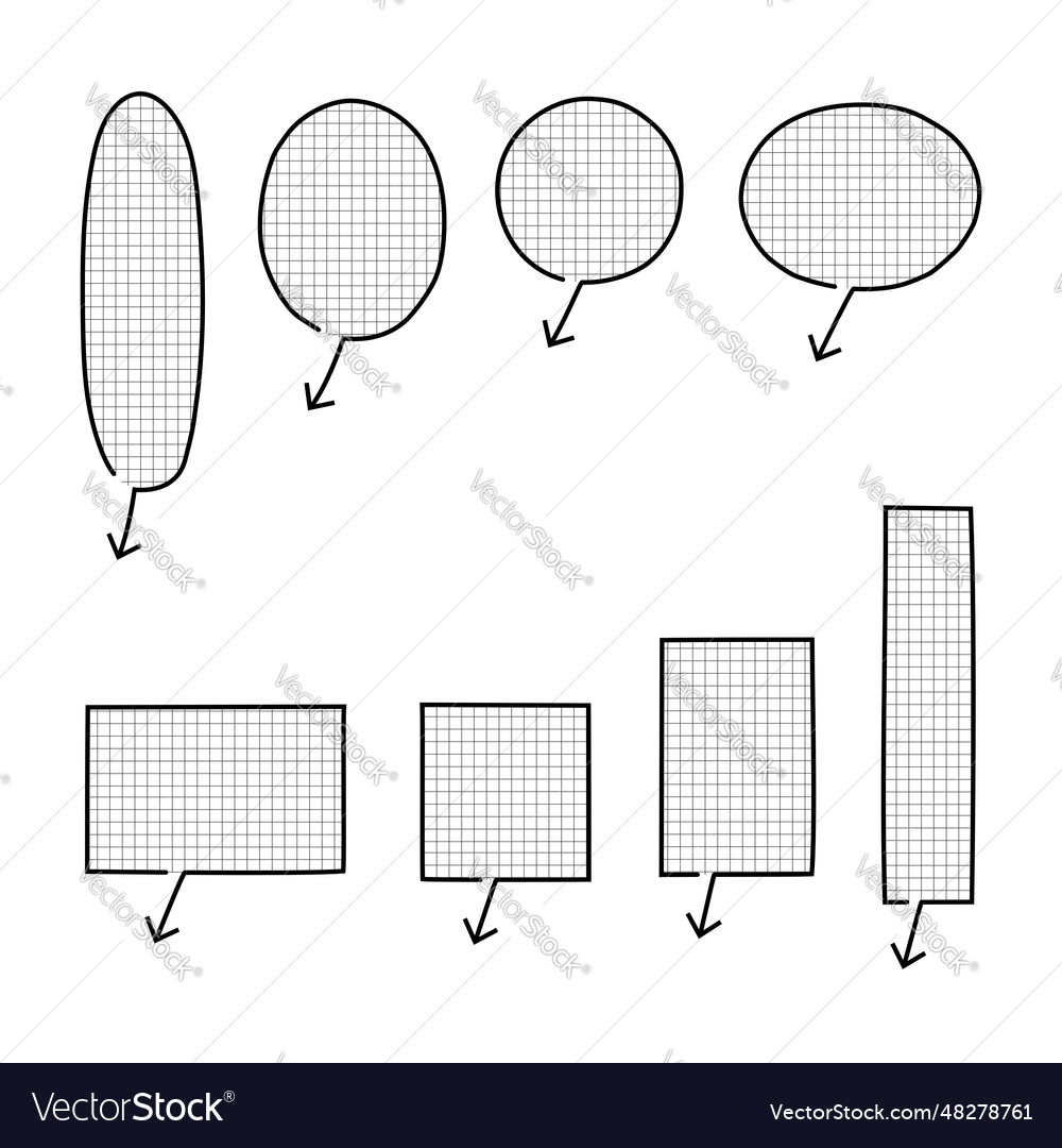 Speech bubble balloon with arrow point vector image Speech bubble balloon with arrow point