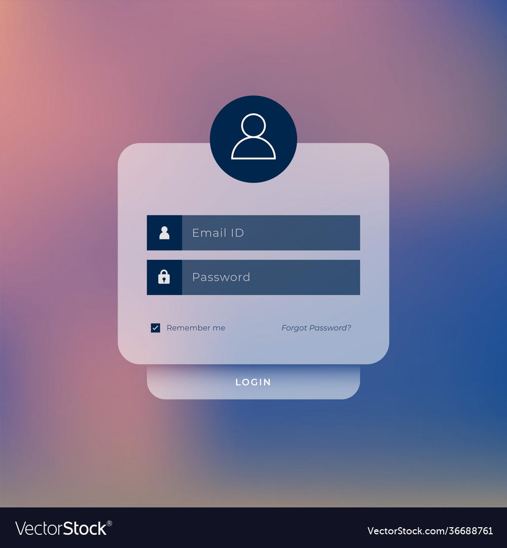 Login Page Layout - Design Talk