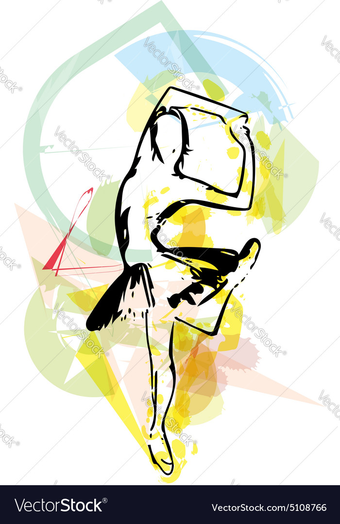 Ballet Dancer Royalty Free Vector Image - VectorStock