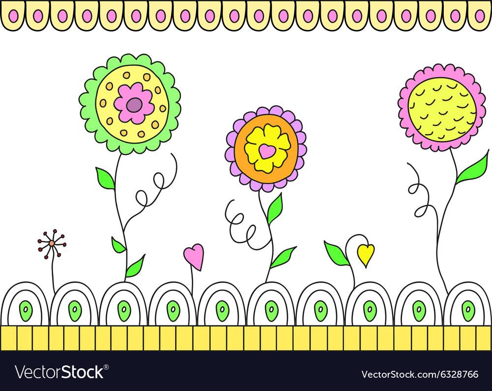 Schöne Blumen auf weißem Hintergrund