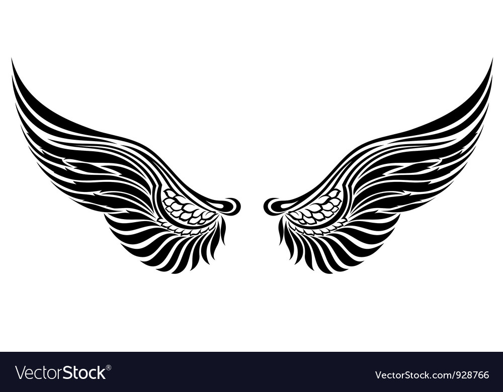 Black Feather Wings