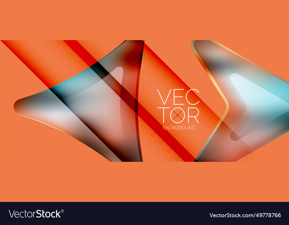 Fluid gradient arrow abstract vibrant arrows vector image Fluid gradient arrow abstract vibrant arrows