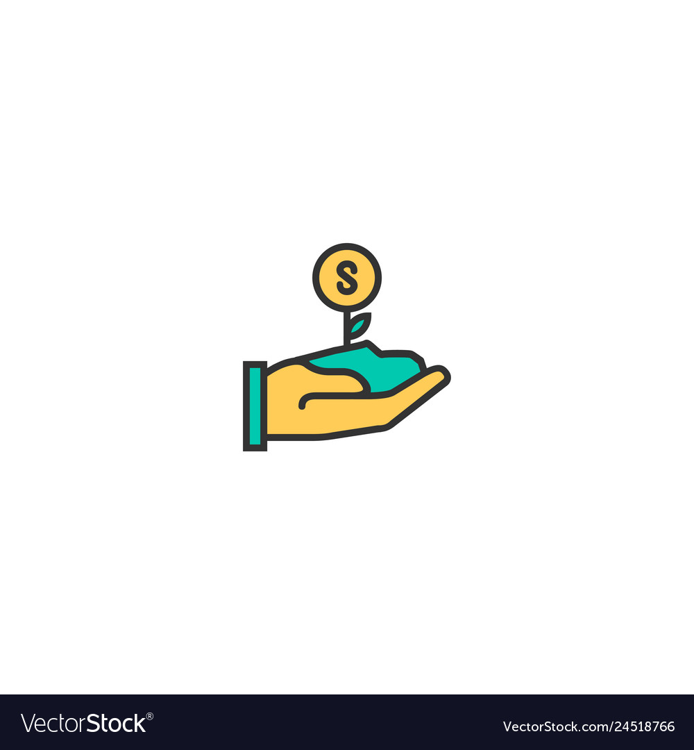 Growth icon design marketing