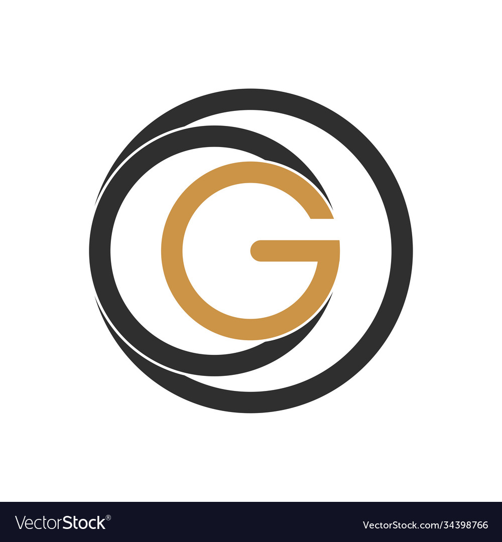 Initial letter go logo or og design Royalty Free Vector