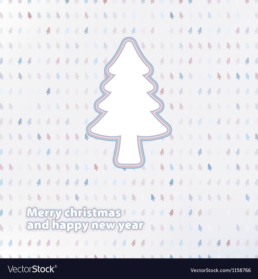 Merry christmas festive tree background eps8