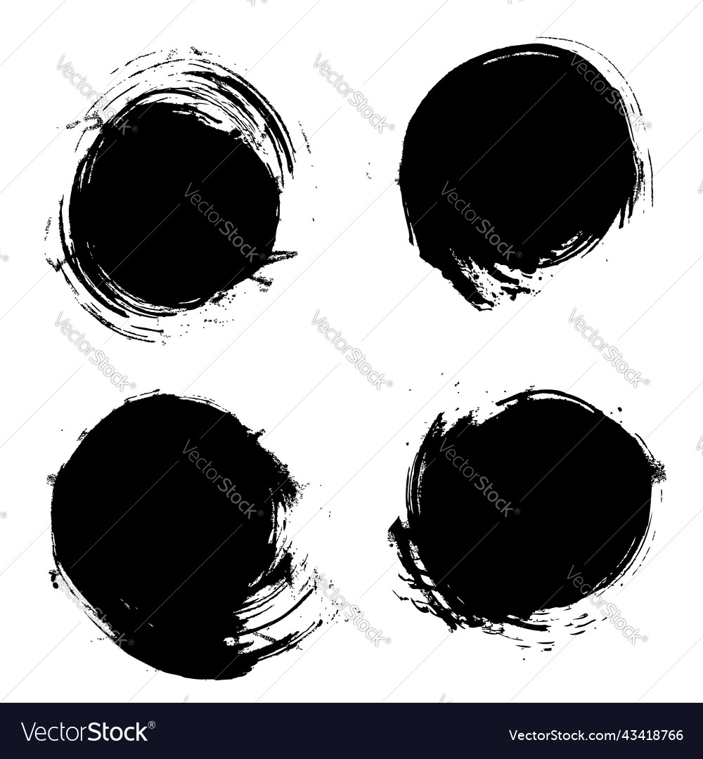 Simple hand draw sketch set 4 various size