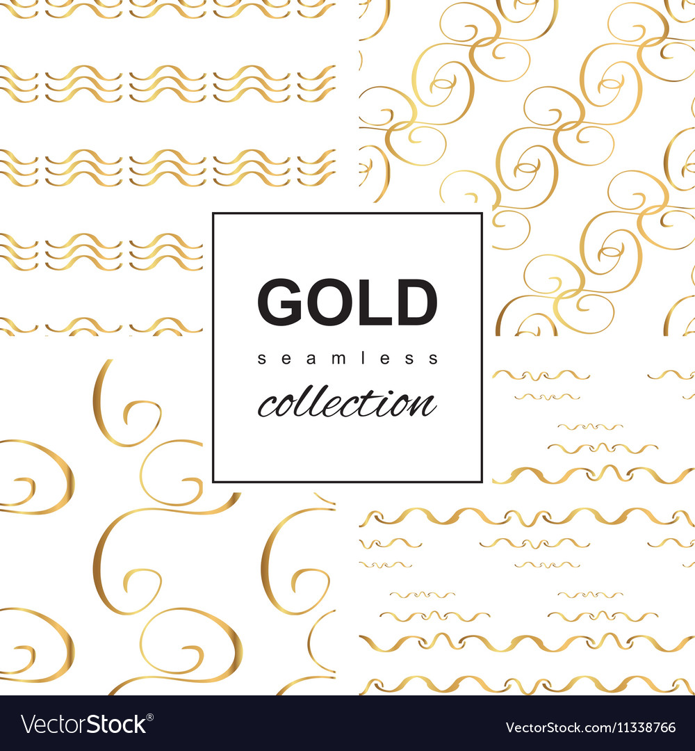 Wave icon pattern set