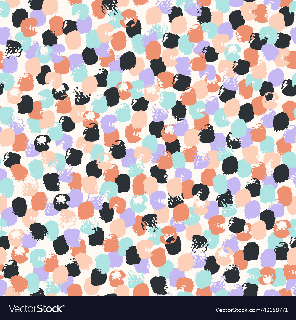 Abstract stroke of paint dots spots stain circle