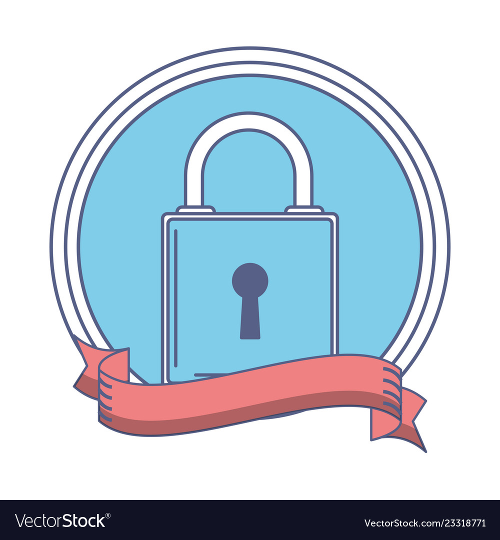 Padlock financial icon